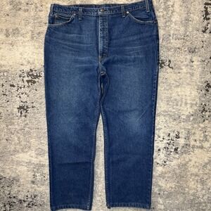 Vintage Levis 509 Orange Tab Jeans Mens 42x30 Straight Leg USA 80s